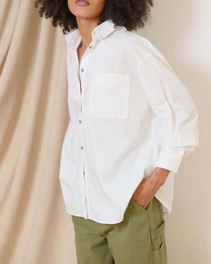 CHEMISE TED BLANC ~ GARANCE